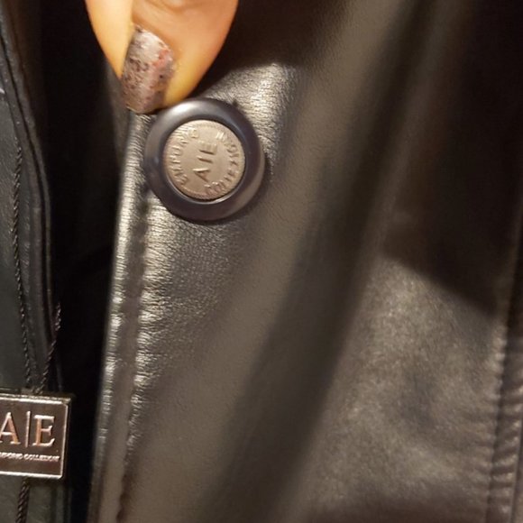 NWT EMPORIO ARMANI Dress Leather Jacket authenticM - Picture 7 of 16